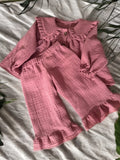 Pink Ruffle Two-Piece Set