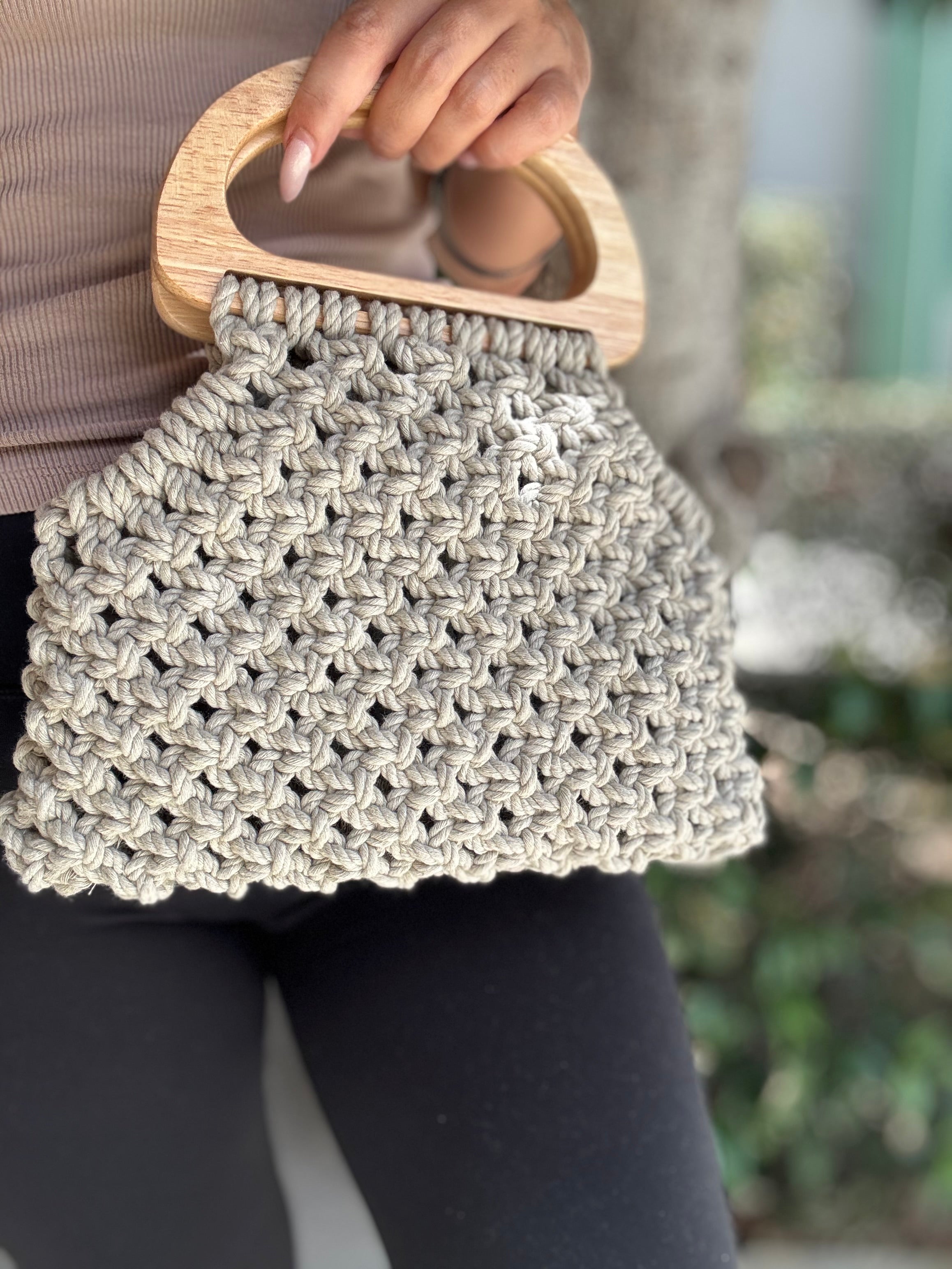 Handmade Macrame Clutch bag