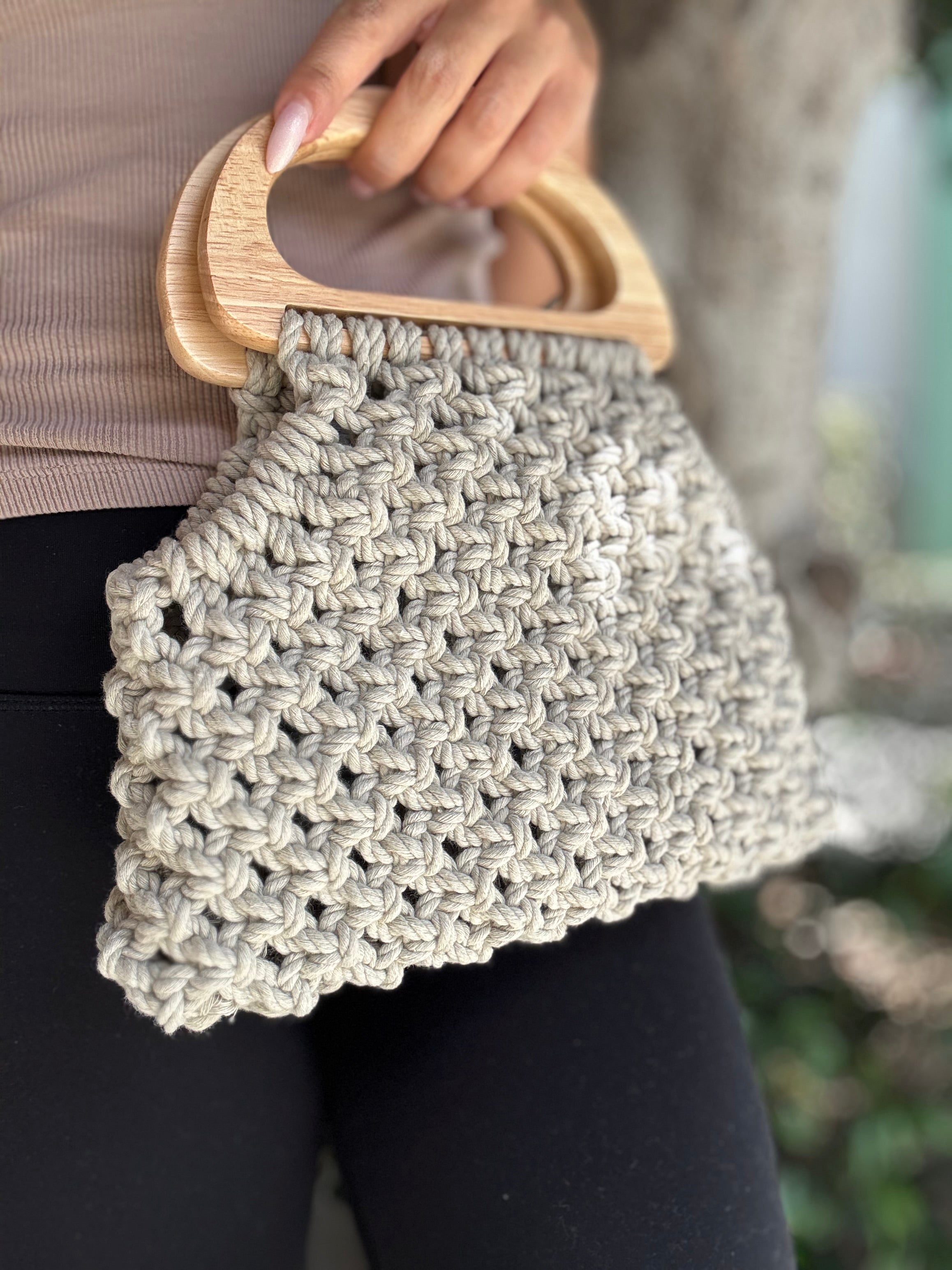 Handmade Macrame Clutch bag