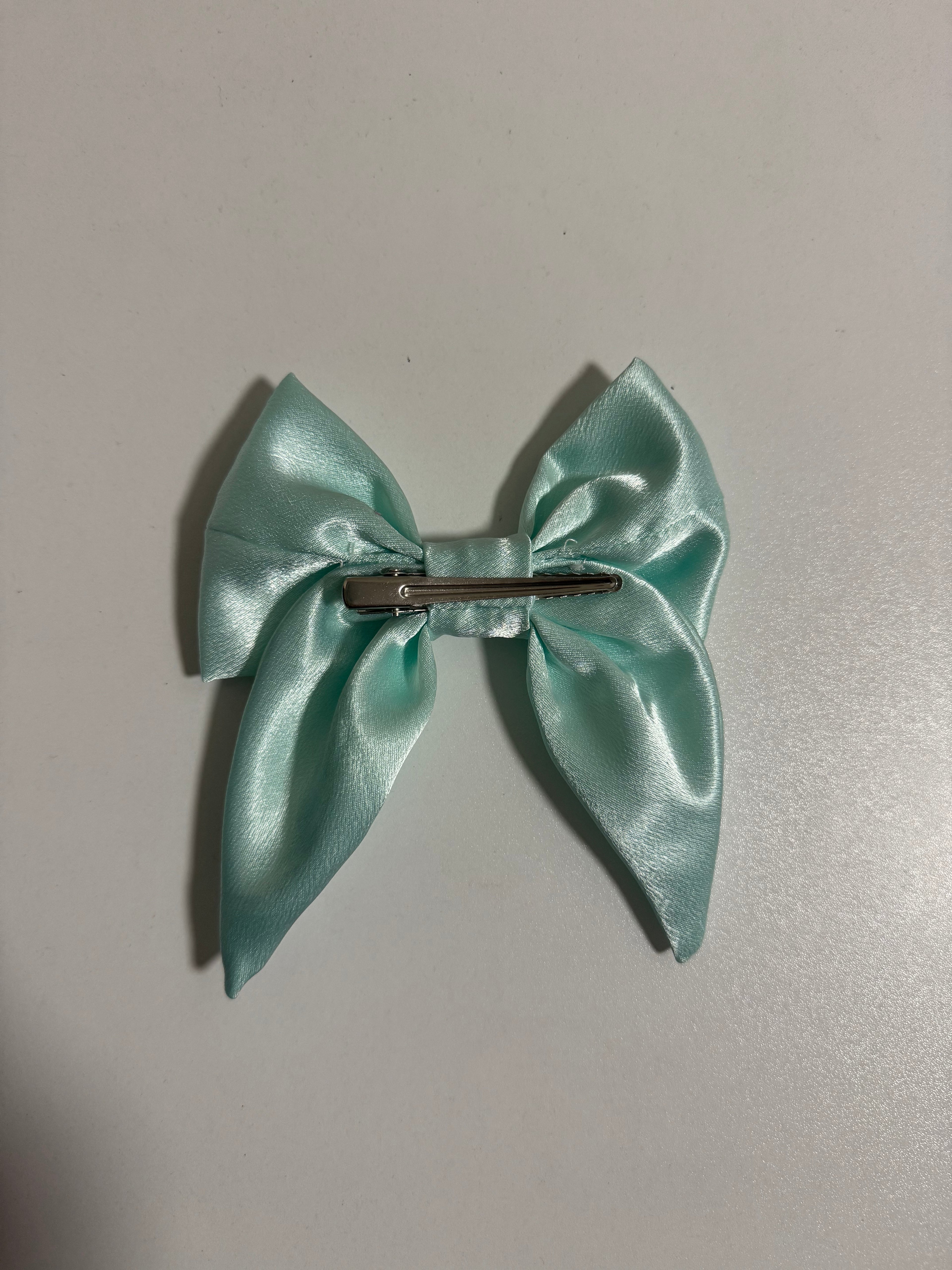 Satin Hair Bow Clip